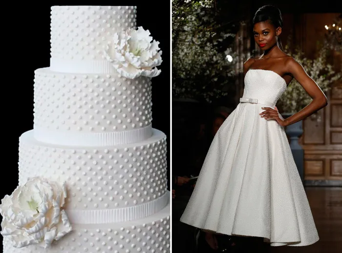 Left: Sweet Art, Australia; Right: Romona Keveza. theweddingnotebook.com