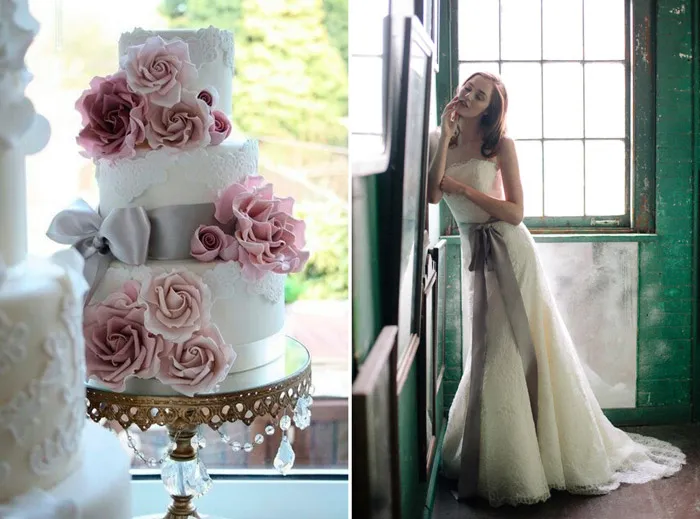 Left: Cotton &amp; Crumbs; Right: Sareh Nouri – New York. theweddingnotebook.com