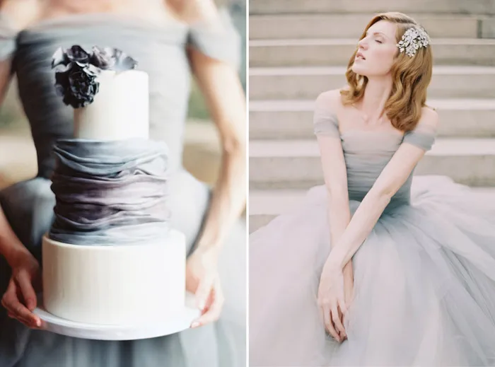 Left: Lael Cakes; Right: Sareh Nouri – New York. theweddingnotebook.com