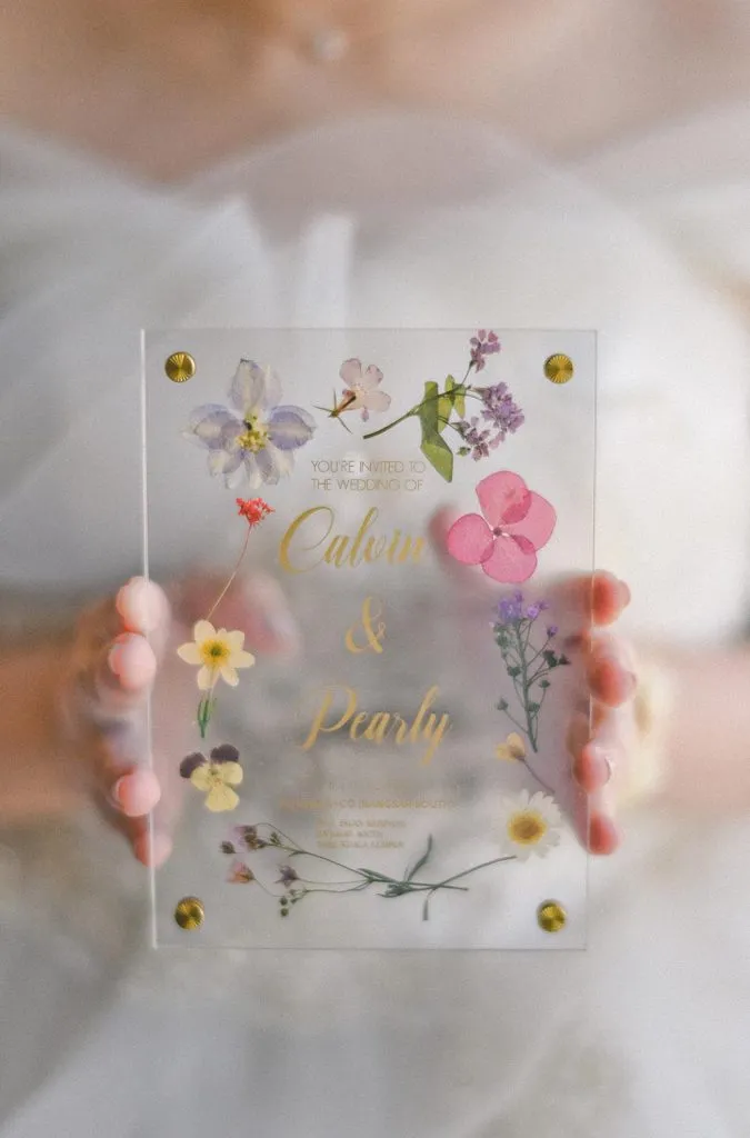 Wedding invite. Photography by Andrew Yep Photographie. theweddingnotebook.com