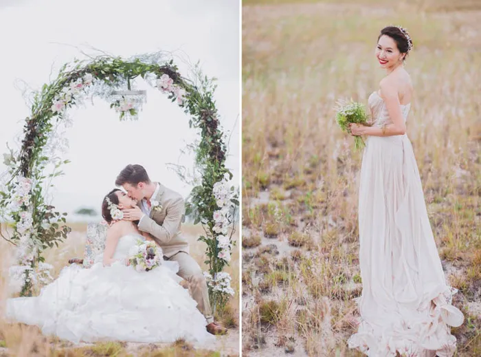 Multifolds Photography. Styling by Heaven In A Wild Flower. theweddingnotebook.com 