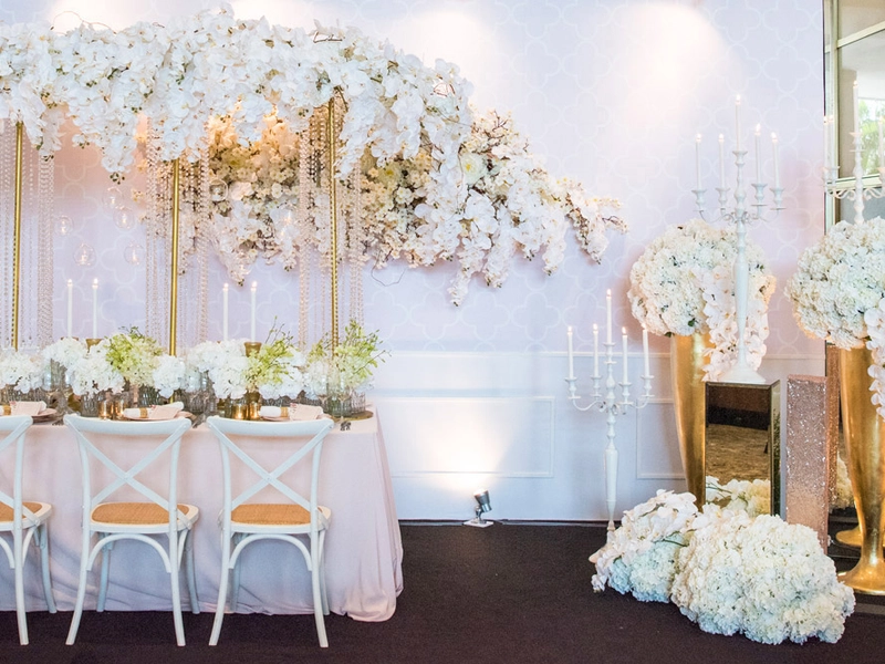 White and Gold Glamour at Hilton Kuala Lumpur