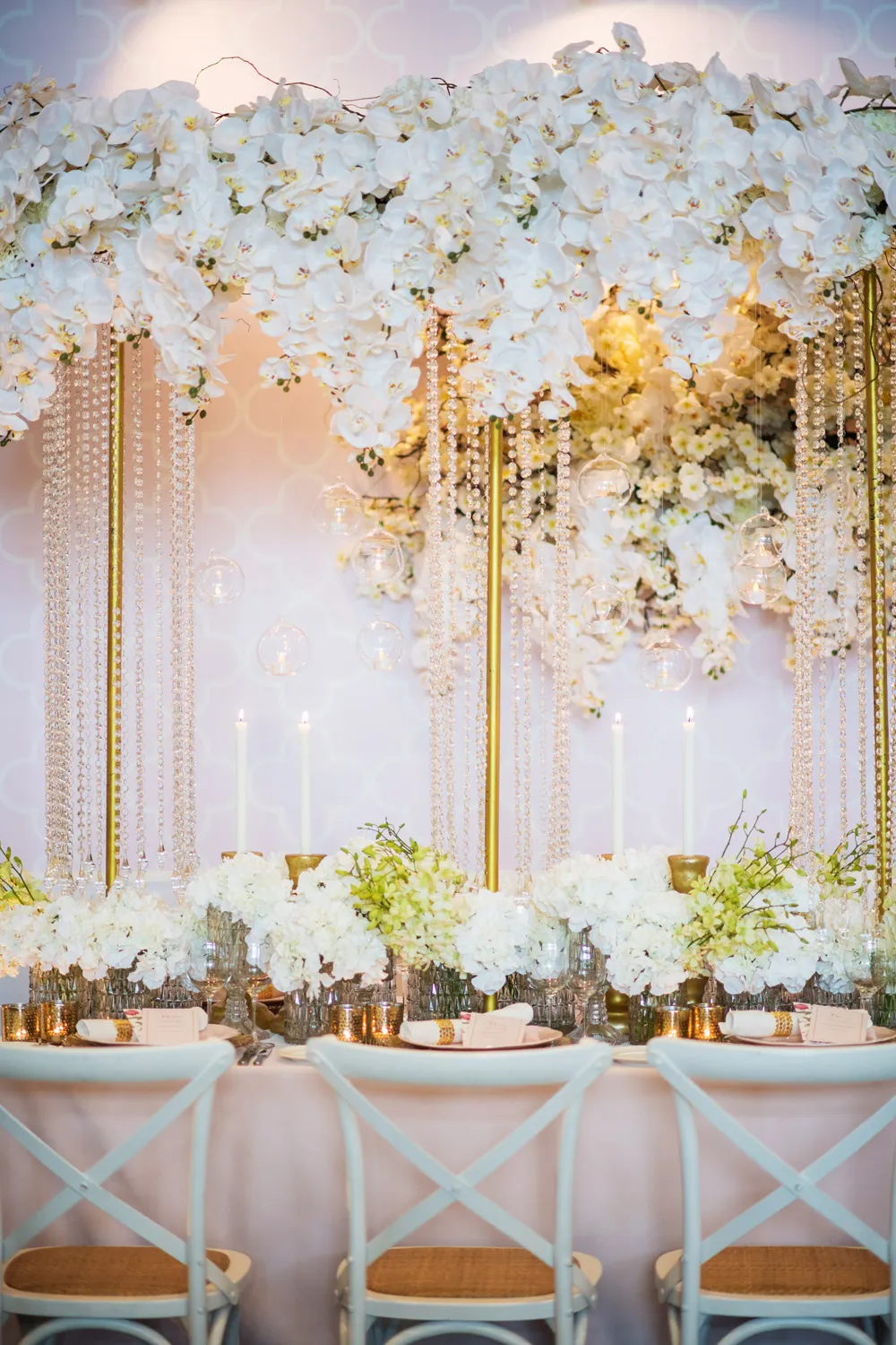 Hilton Kuala Lumpur white and gold glam. theweddingnotebook.com 