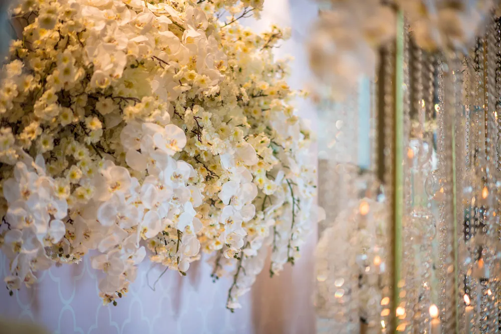Hilton Kuala Lumpur white and gold glam. theweddingnotebook.com 