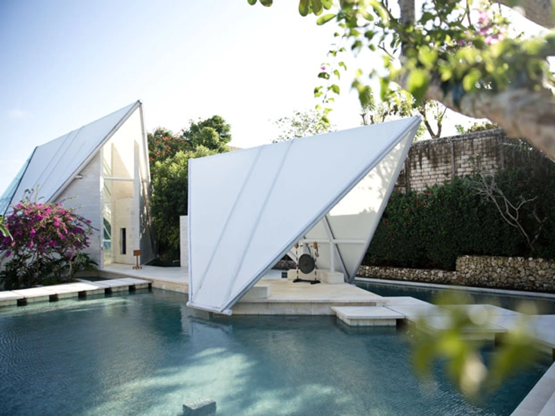 White And Green Wedding At Tirtha Uluwatu