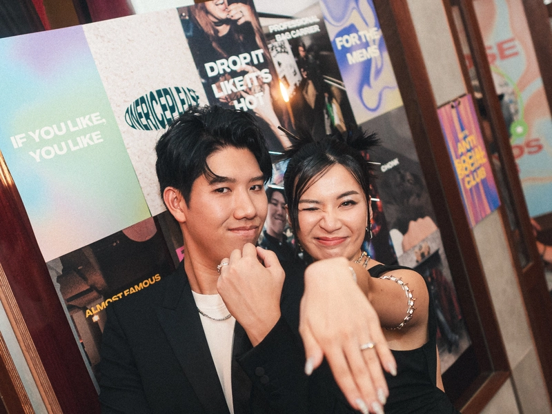 Y2K Street Style Wedding at Almost Famous: A Playful, Untraditional Affair in Singapore
